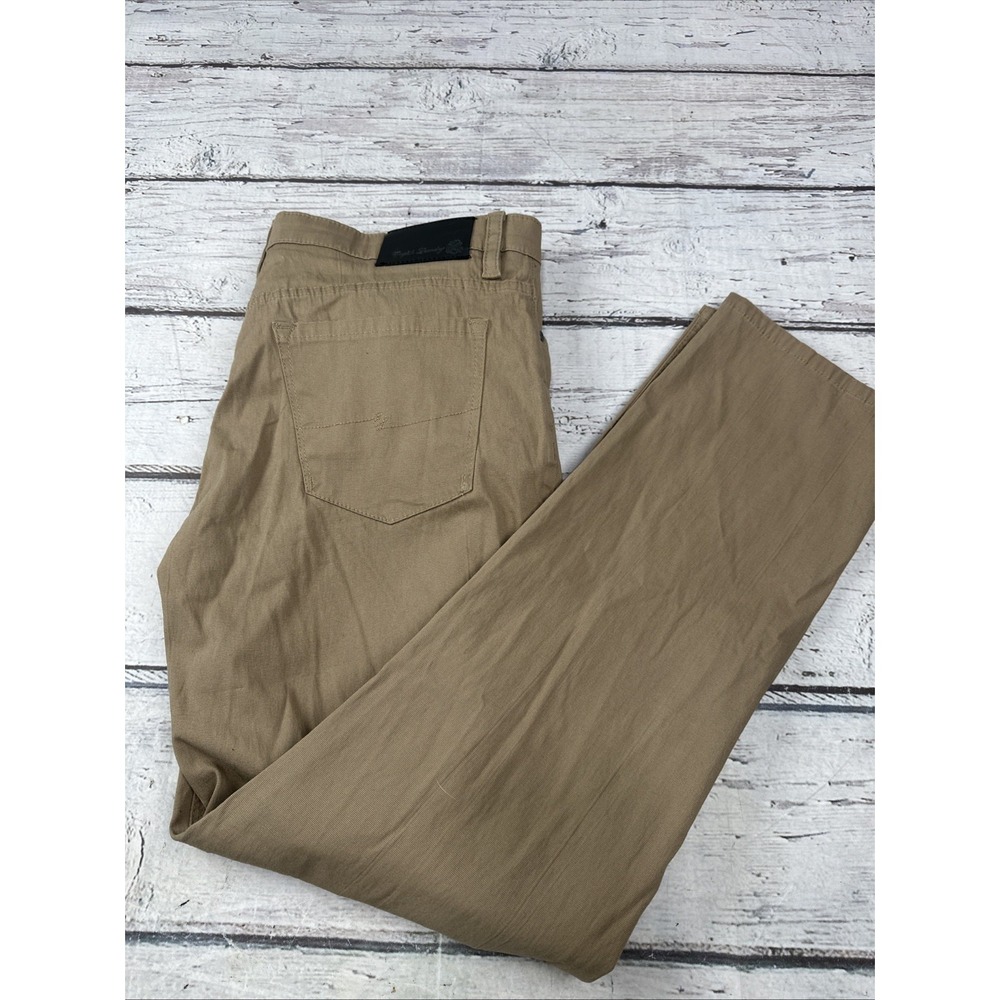 English Laundry Carnaby Pants 36x32 Stretch Flex Waist Tan/Khaki Color